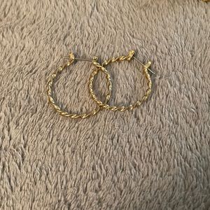 Gold Hoop Earrings